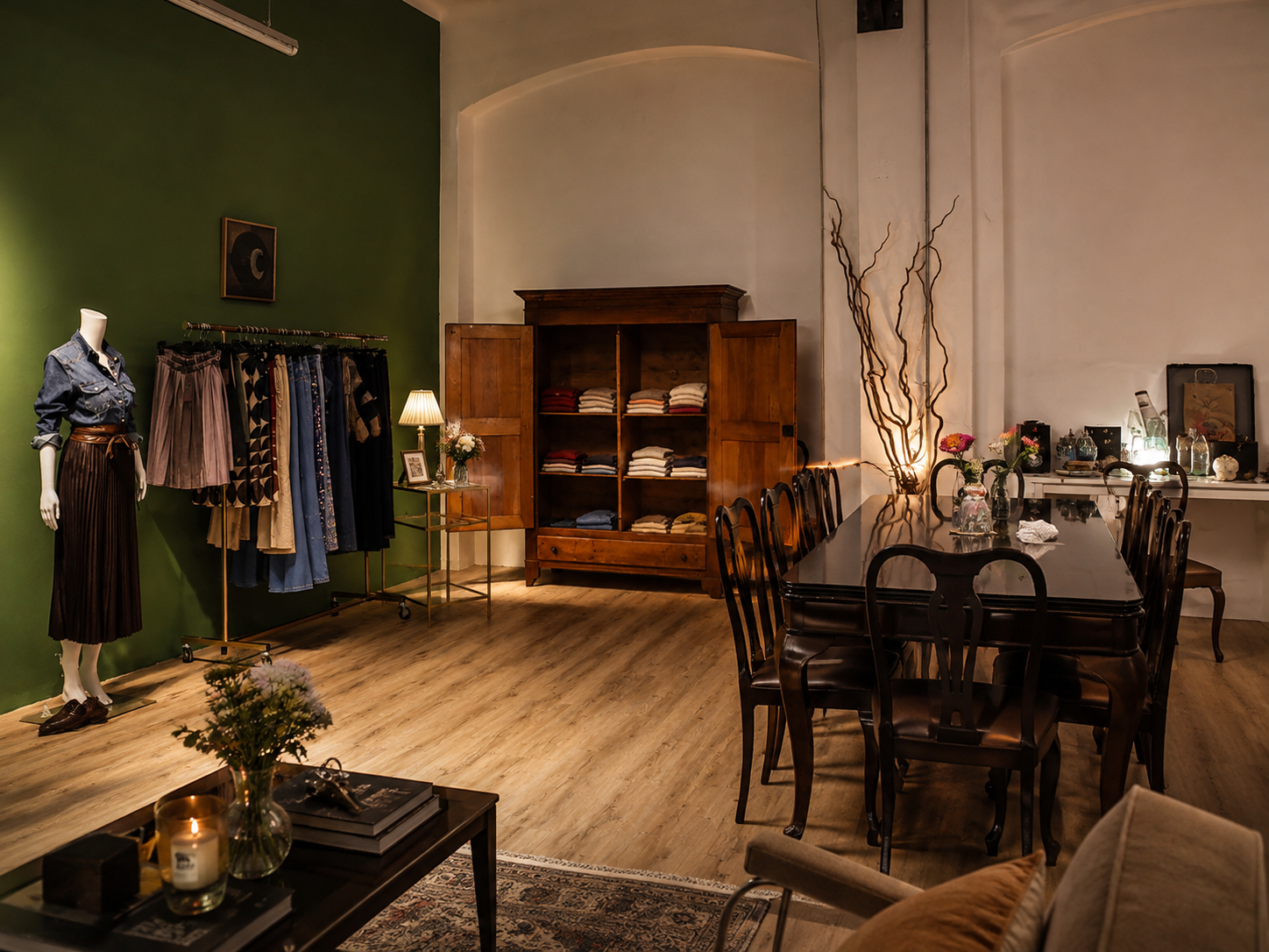 La sala di Cortile Marghera allestita per la serata
